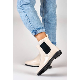 Ženske Chelsea čizme, bež, DC21BE 2