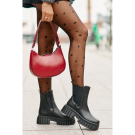 Izolirane Chelsea čizme s patentnim zatvaračem S.Barski HY42-975 crne crna 2