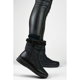 Ženske izolirane čizme za snijeg s krznom, crne 22T10B crno 1