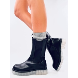 Troy Crne visoke Chelsea čizme crno 2