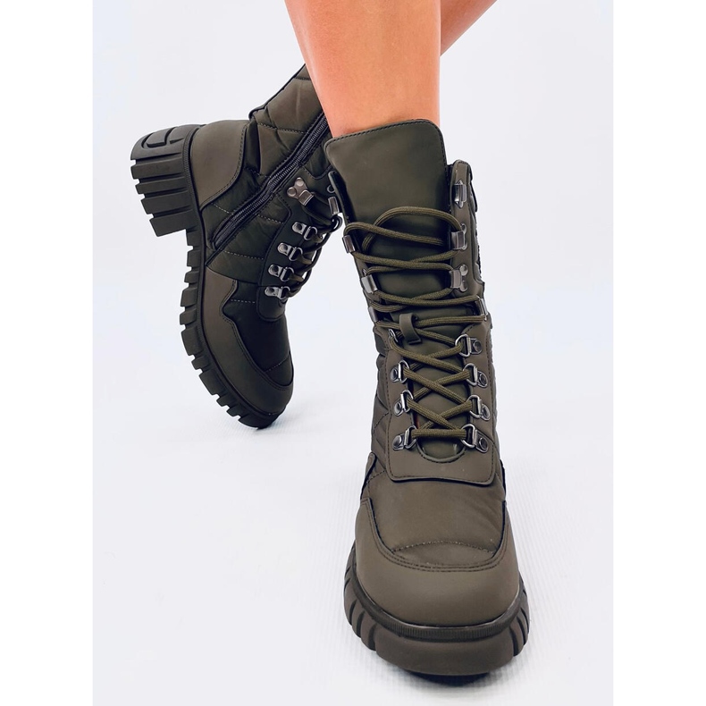 Jewel Green najlonske čizme zelena 1