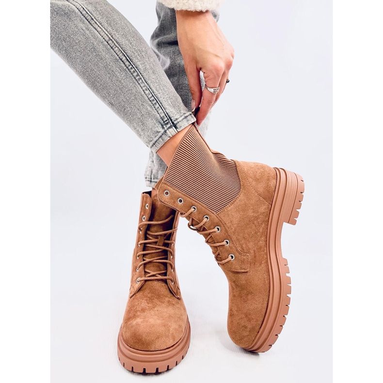 Čizme na vezanje Vecna ​​​​Khaki smeđa 1