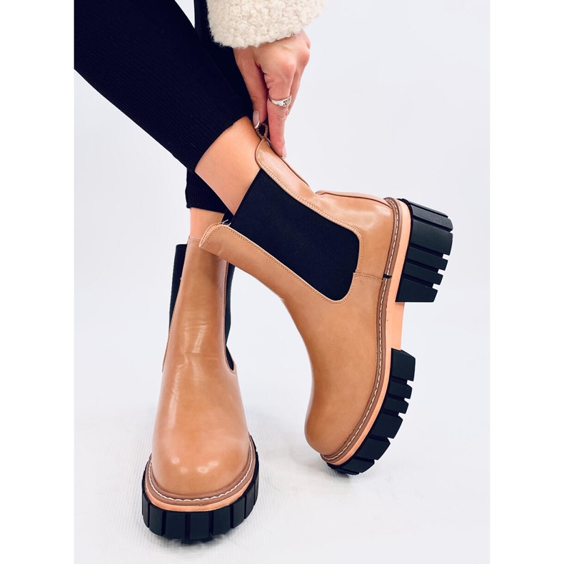 Ženske Chelsea čizme Bella LT.KHAKI smeđa 1