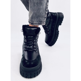 Renn crne ženske čizme za snijeg crno 1