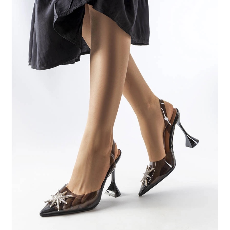 Crne prozirne Huette salonke crna 1