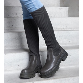 Zelene natikače s fleksibilnim gornjištem na masivnom Elthea potplatu zelena 1