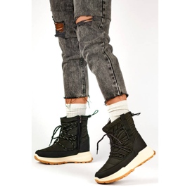 Ženske čizme za snijeg s platformom, crne 24-16321B crna 2