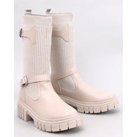Rhea Beige čizme s fleksibilnim gornjištem bež 1