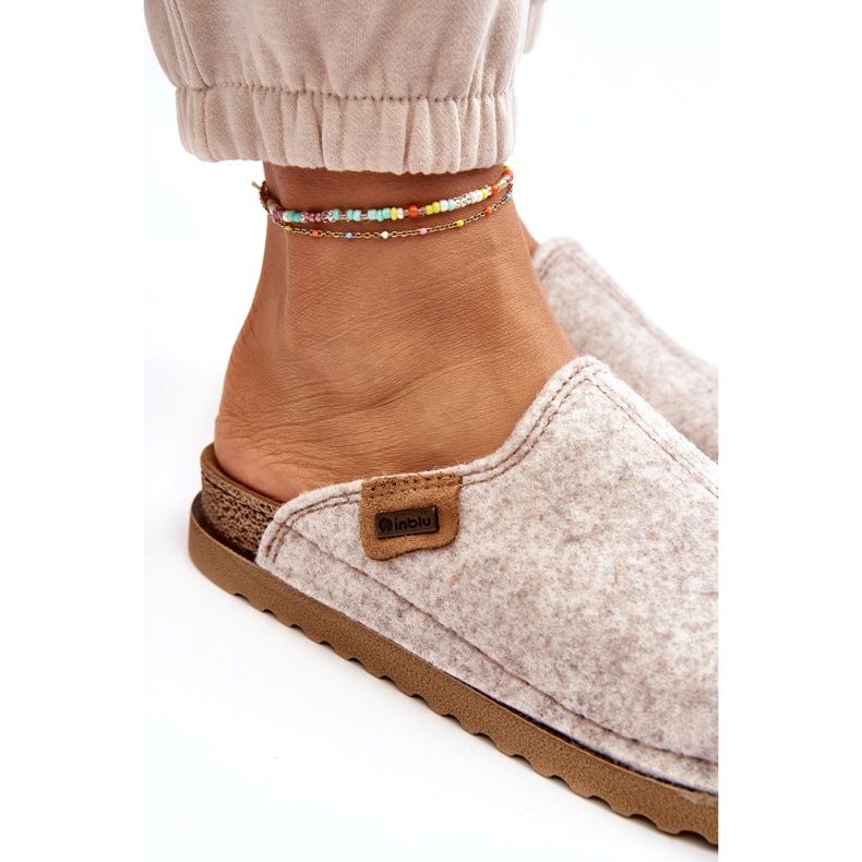 Ženska kućna obuća Papuče Inblu DJ000010 Svijetlo bež 1