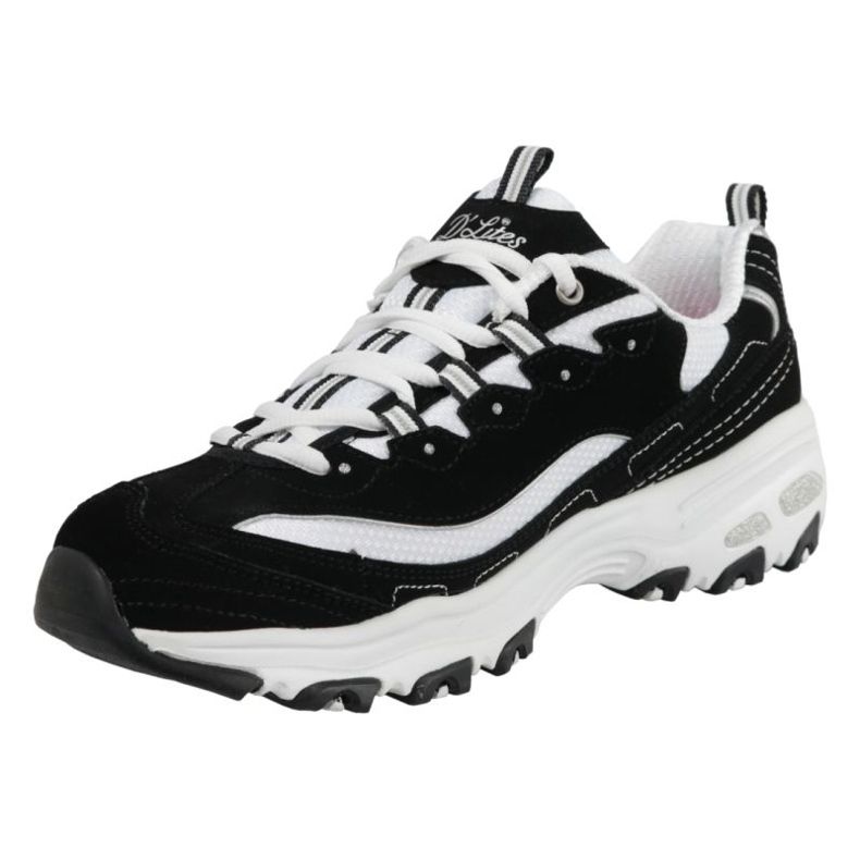 Skechers D'Lites Biggest Fan 11930-BKW cipele crno 2