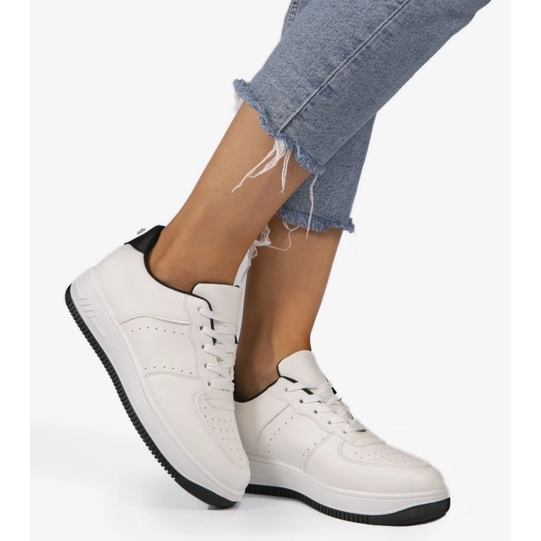 Crno-bijele klasične tenisice BL3619-SP bijela crna 1