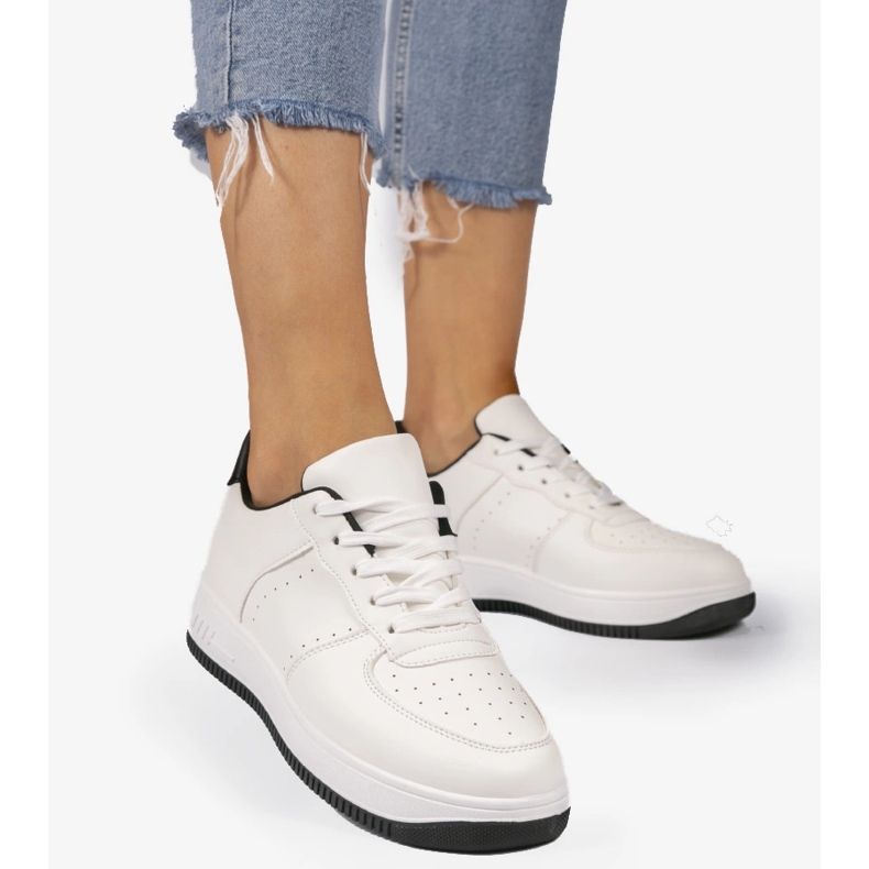 Crno-bijele klasične tenisice BL3619-SP bijela crna 2