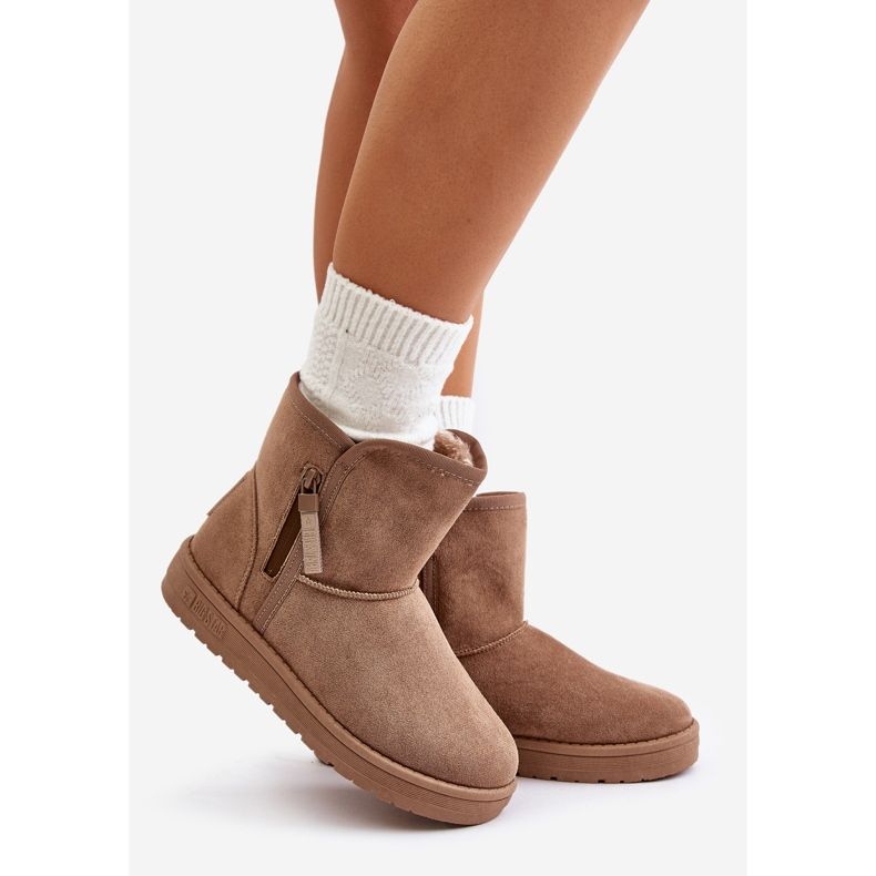 Big Star ženske čizme za snijeg OO274A165 bež 1