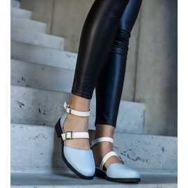 Plave balerinke s Josiane kopčom plava 2