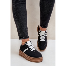 Ženske tenisice s platformom crne Dravinnia crno 2