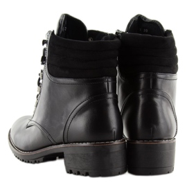 Traperice crne na vezice K-3 crne crno 2