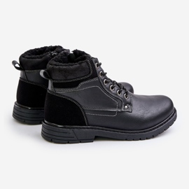 Muške izolirane traperice od eko kože, crne boje Venredia crna 1