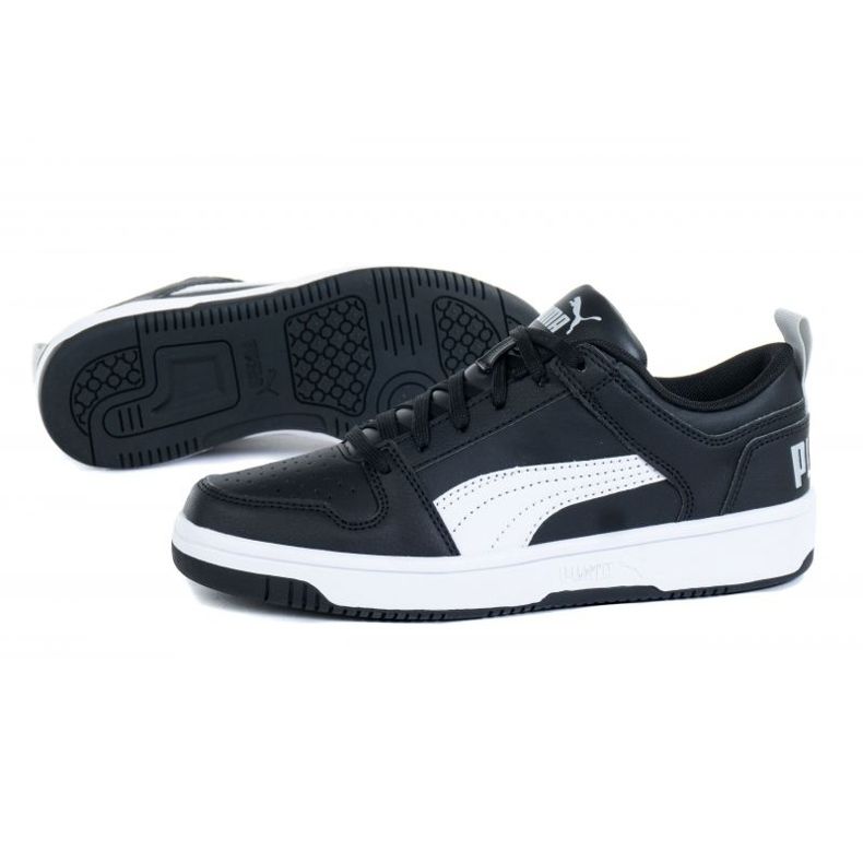 Puma Rebound Layup Lo Sl Jr 370490 02 crna 1