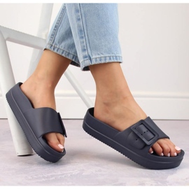 Big Star INT1967 japanke s platformom, tamnoplave plava 1