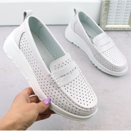 S.Barski S. Barski ažur cipele W LR509 OLI253A bijela 2