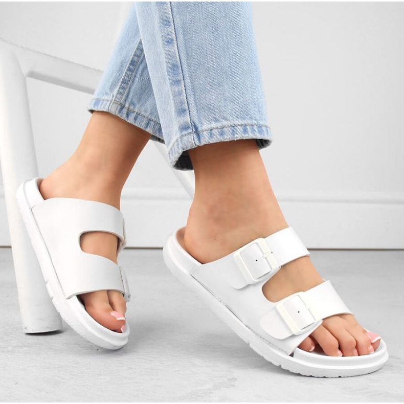 Big Star INT2004B pjenaste japanke s kopčama, bijele bijela 1