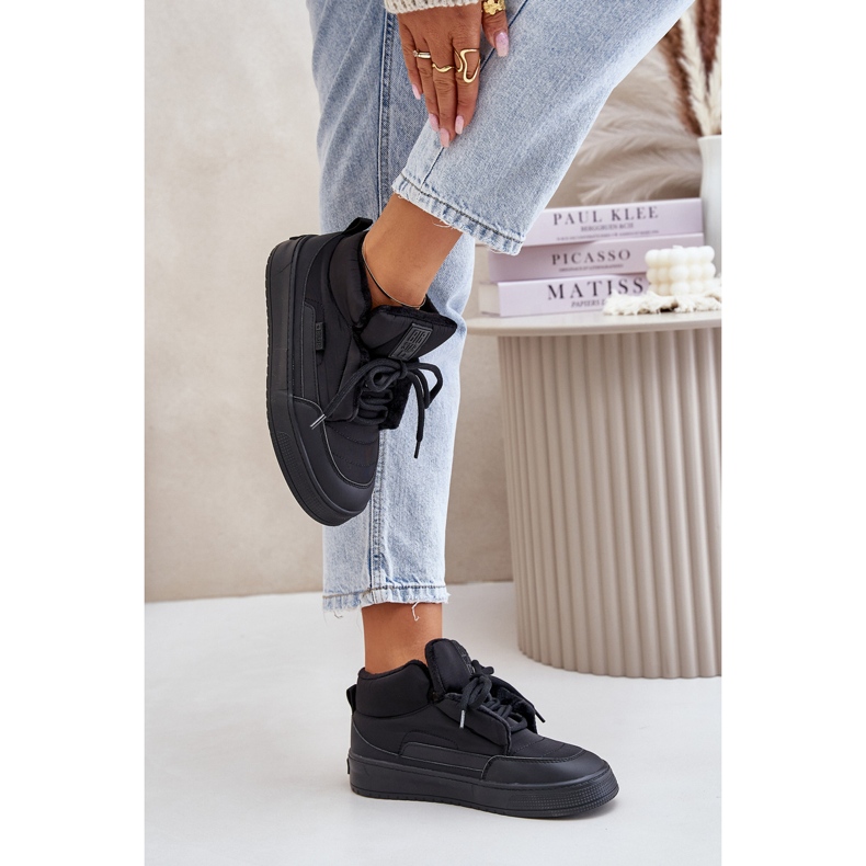 Big Star ženske izolirane tenisice OO274A530 crne crno 2