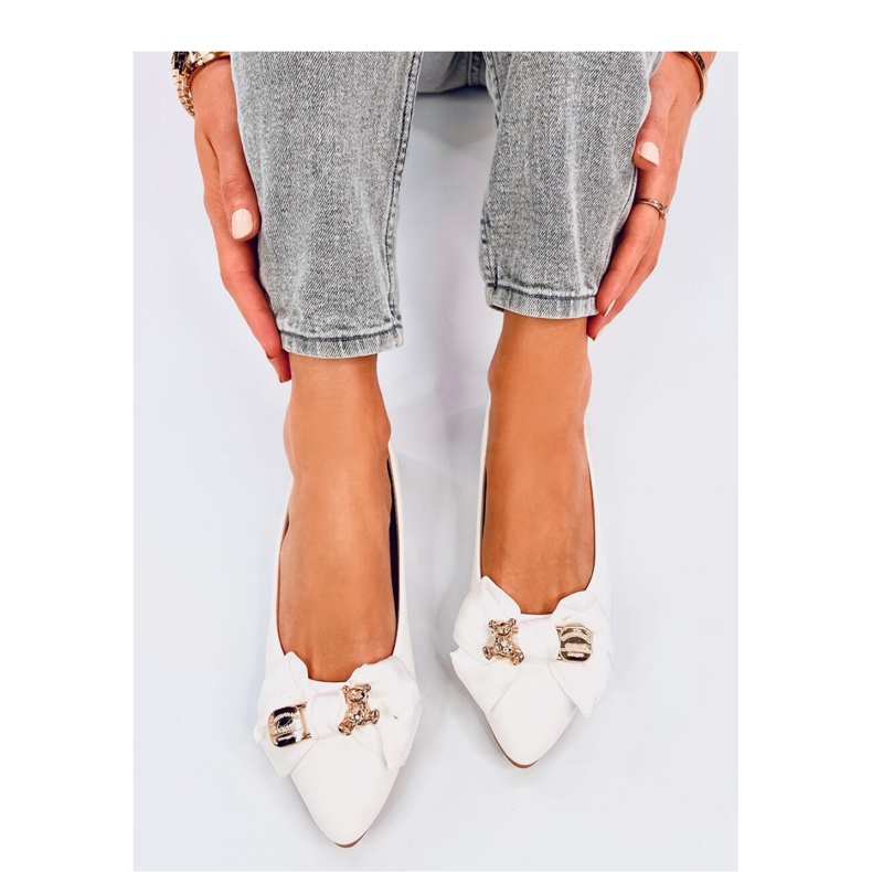 Bijele balerinke s medvjedićima bijela 1