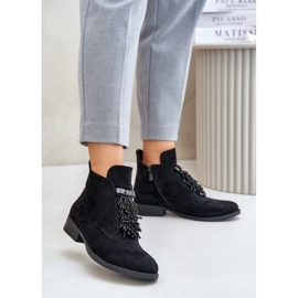 S.Barski HY42-715 Crne čizme crno 1