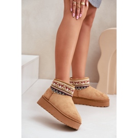 Model 20226-4B Camel čizme za snijeg smeđa 1