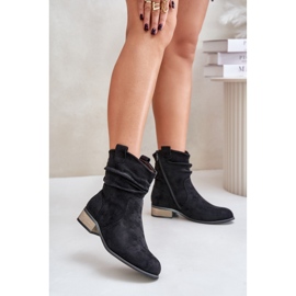 Čizme Model 24BT02-3046 Crne crna 1