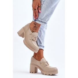 Cipele Model 20097 Bež lak 1