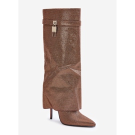 Čizme Model C-337 Smeđe smeđa 2