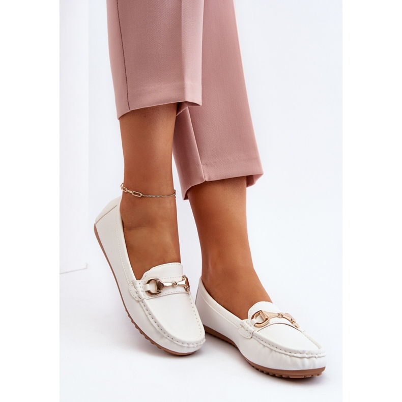 Mokasine Model NN22-991 Bijele bijela 1