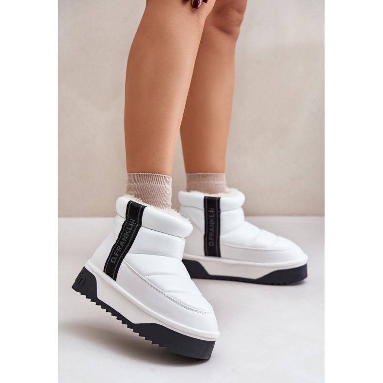 D.Franklin DFSH371011 Bijele čizme za snijeg bijela 1