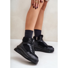 Lee Cooper LCJ-24-47-3145 Crne sportske cipele crna 1