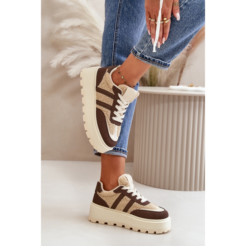 Sportske cipele Model 24886 Smeđe smeđa 1