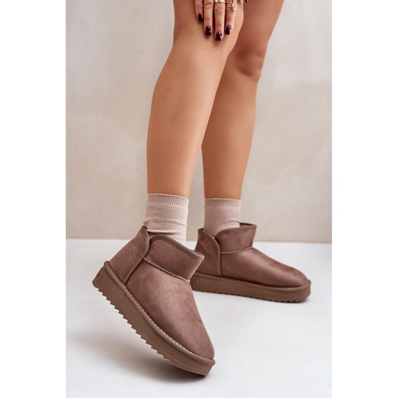 D.Franklin DFSH370010 Taupe čizme za snijeg bež 1