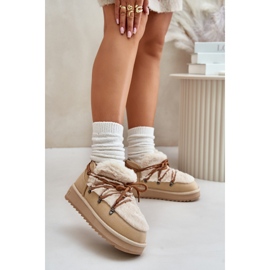 D.Franklin DFSH370011 čizme za snijeg bež 1