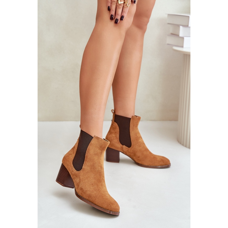 Chelsea čizme Model XY791 Camel smeđa 1