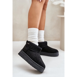 Big Star OO274A099 Crne čizme za snijeg crno 1