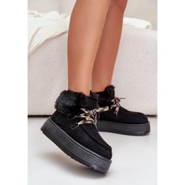 Čizme za snijeg Model C3016 Crne crna 1