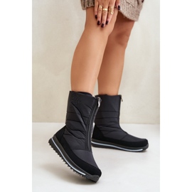 Progress PROGJ-22-130 Crne čizme za snijeg crna 1