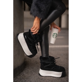 Big Star OO274A206 Crne čizme za snijeg crno 1