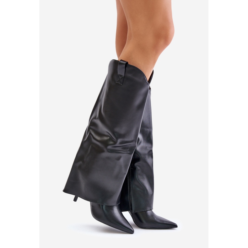 Čizme Model 35858 Crne crna 1