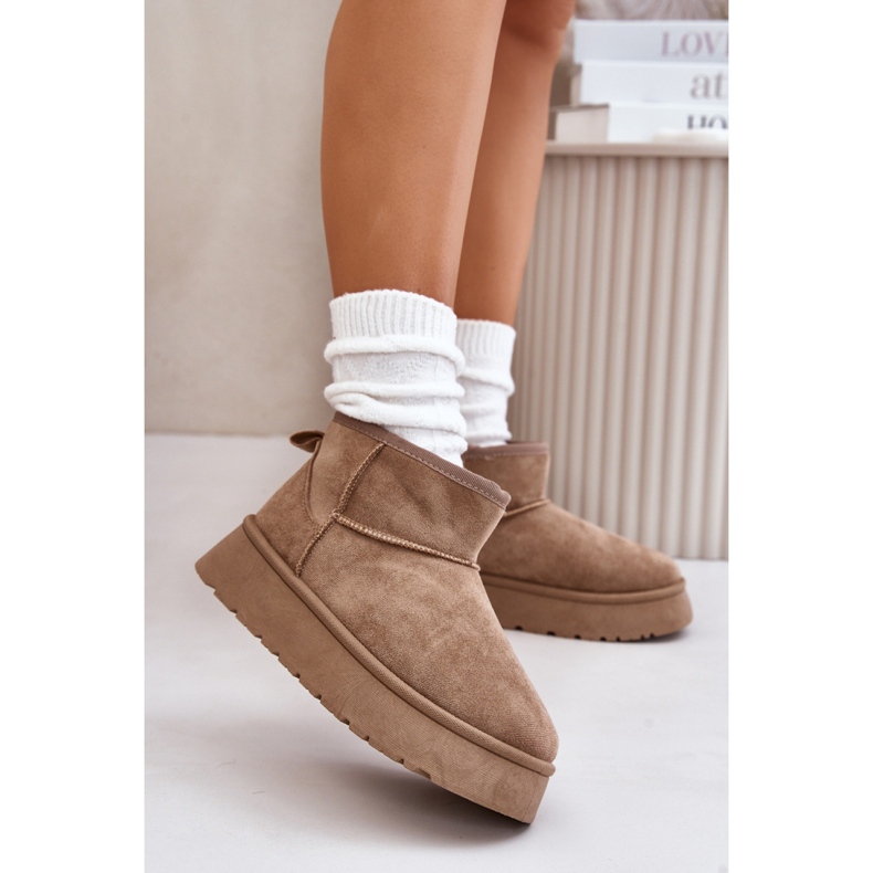 Čizme za snijeg Model 24BT26-7368 Bež 1