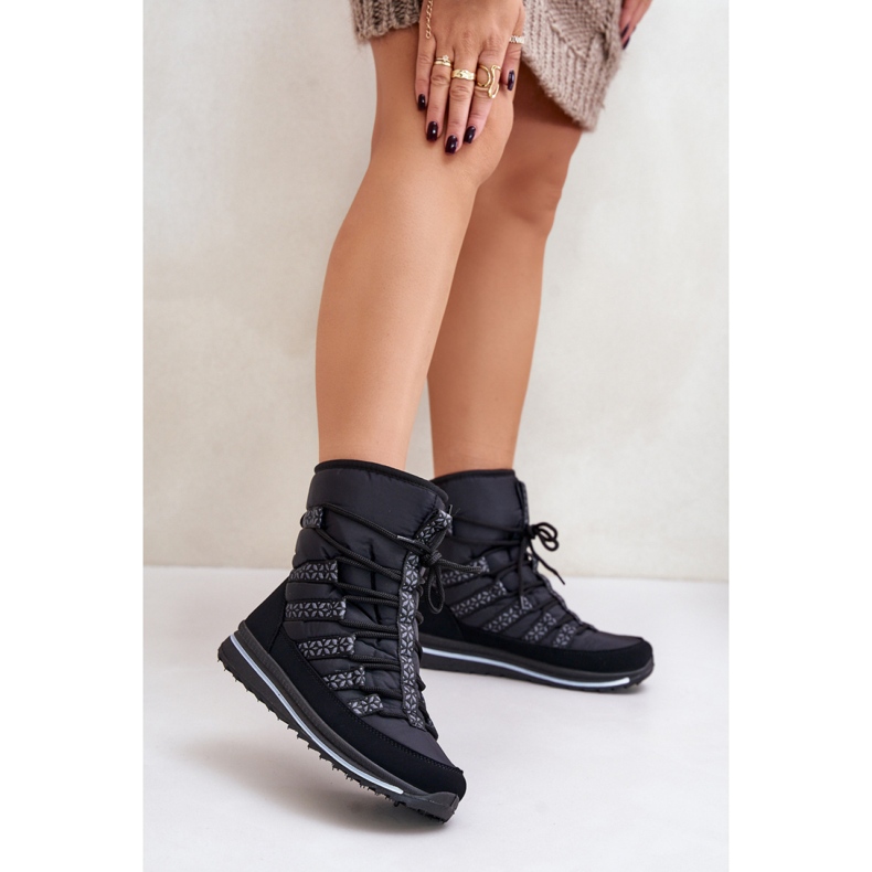 Progress PROGJ-20-02 Crne čizme za snijeg crna 1