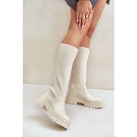 Čizme Model RQ438 Svijetlo bež 1
