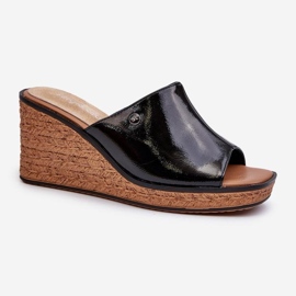 Step in style Sergio Leone KL213 Crne japanke crno 2