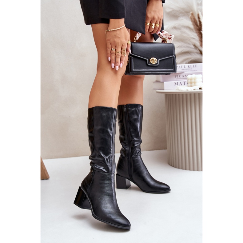 Jezzi Čizme Model ASA217-2 Crne crna 1