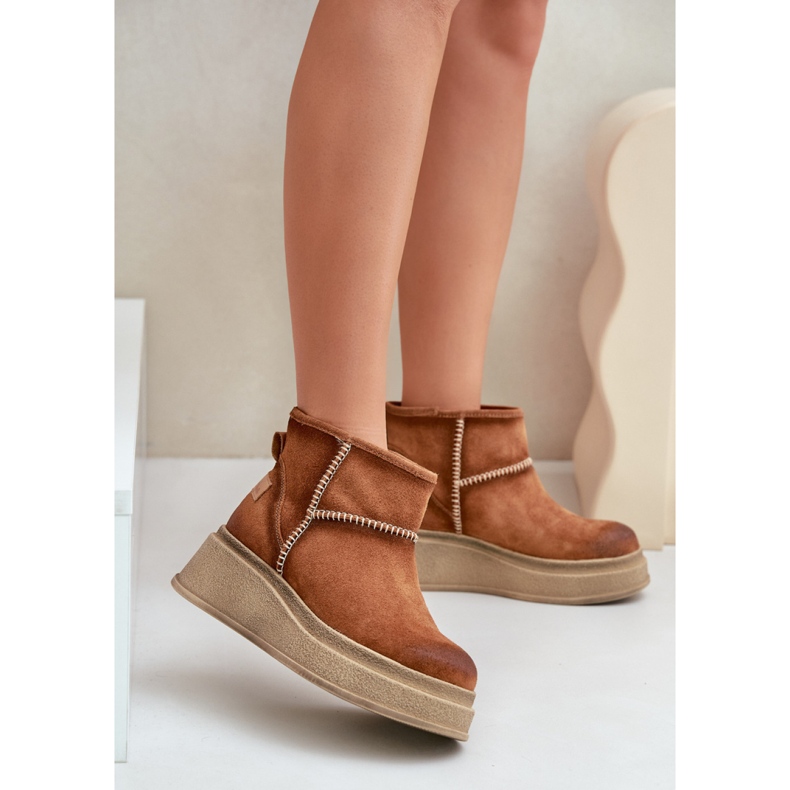 Maciejka 06769-29 Smeđe čizme za snijeg smeđa 1